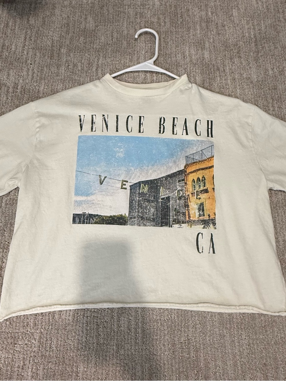 Buckle Venice Beach Graphic Tee - Cream, Blue, Yellow